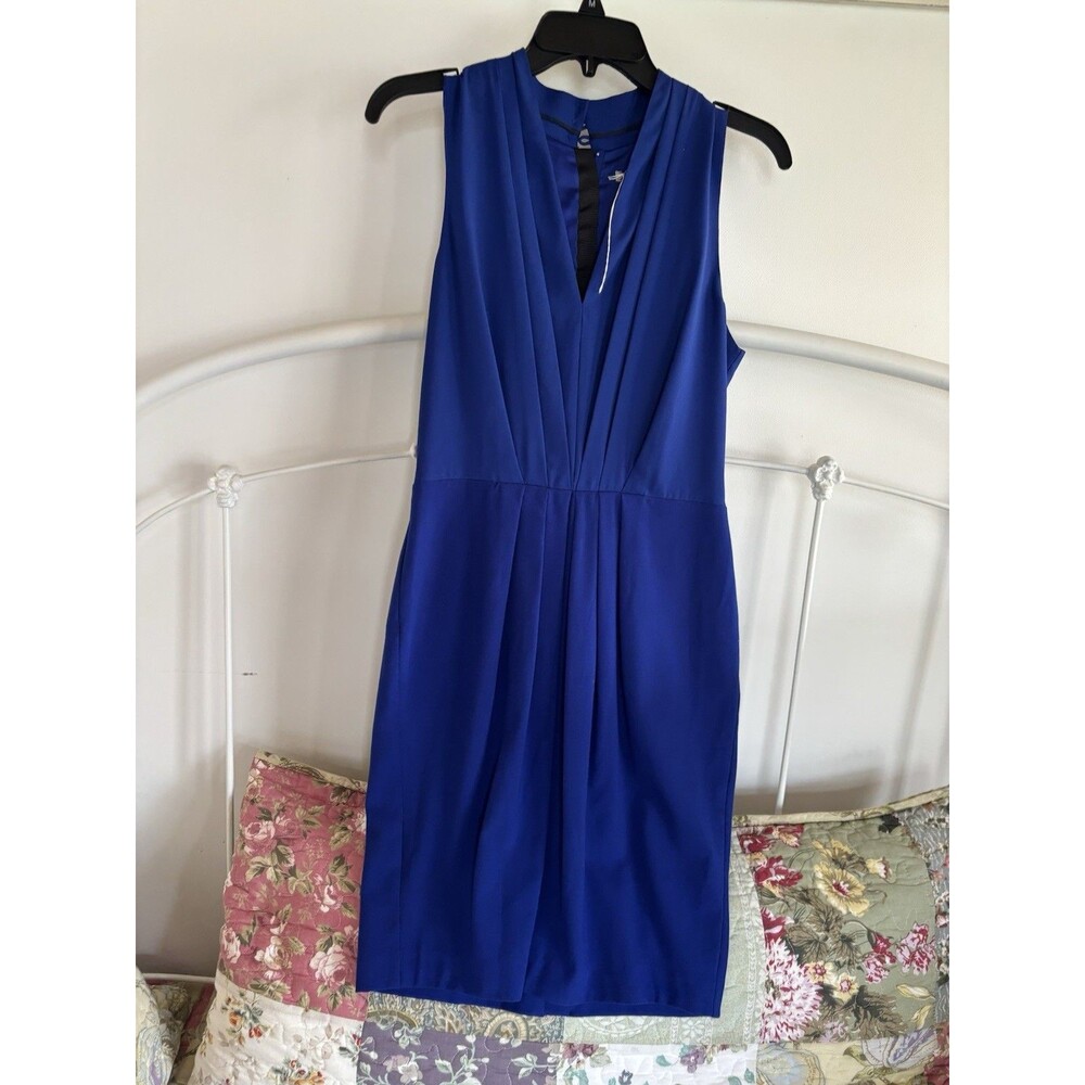 H&M Royal Blue Dressy Dress Wedding Guest Cocktail Event 6